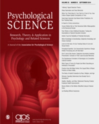 Psychological Science 2000
